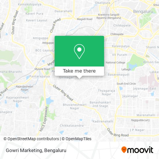 Gowri Marketing map