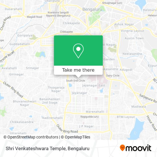 Shri Venkateshwara Temple map