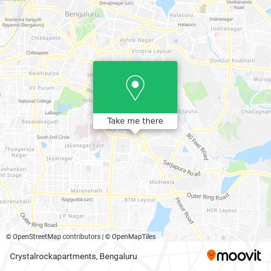 Crystalrockapartments map