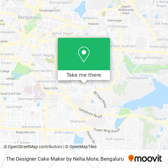 The Designer Cake Maker by Neha Mote map