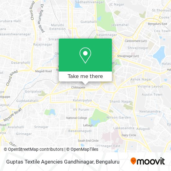 Guptas Textile Agencies Gandhinagar map