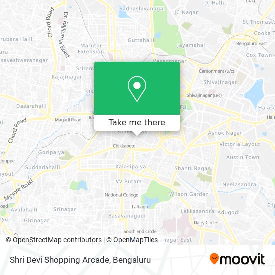 Shri Devi Shopping Arcade map