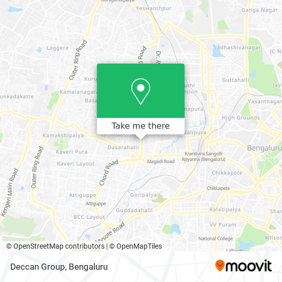 Deccan Group map