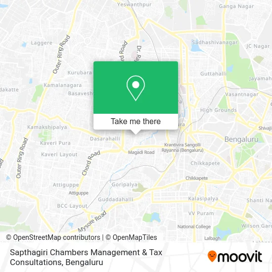 Sapthagiri Chambers Management & Tax Consultations map