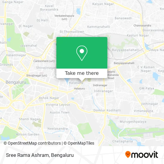 Sree Rama Ashram map