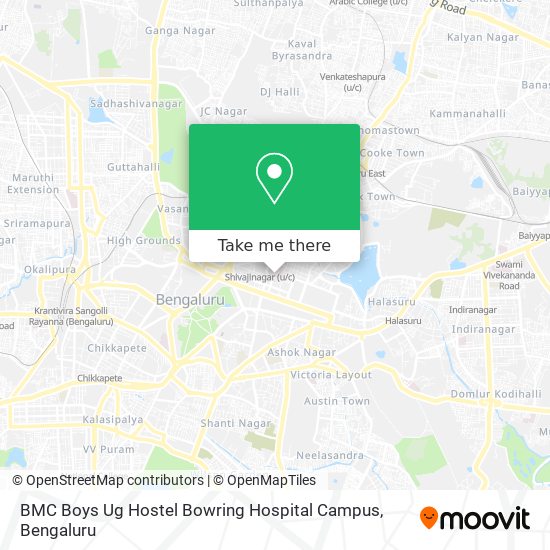 BMC Boys Ug Hostel Bowring Hospital Campus map