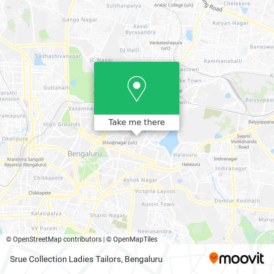 Srue Collection Ladies Tailors map