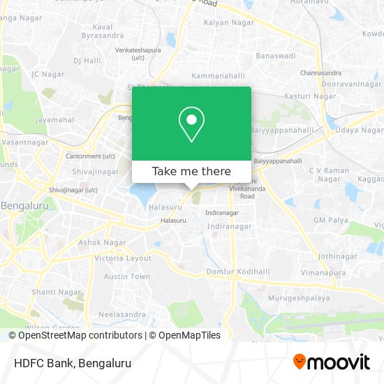 HDFC Bank map