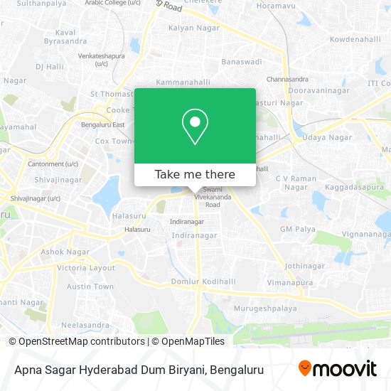 Apna Sagar Hyderabad Dum Biryani map