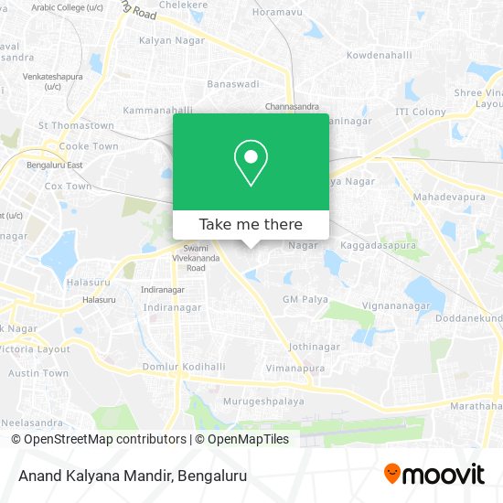 Anand Kalyana Mandir map