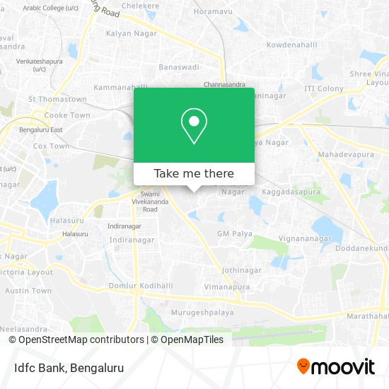 Idfc Bank map