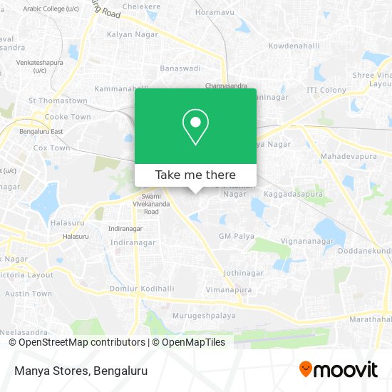 Manya Stores map