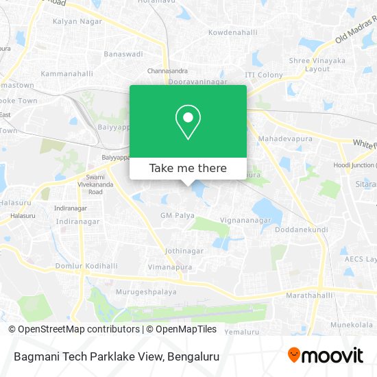 Bagmani Tech Parklake View map