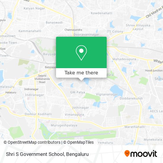 Shri S Government School map