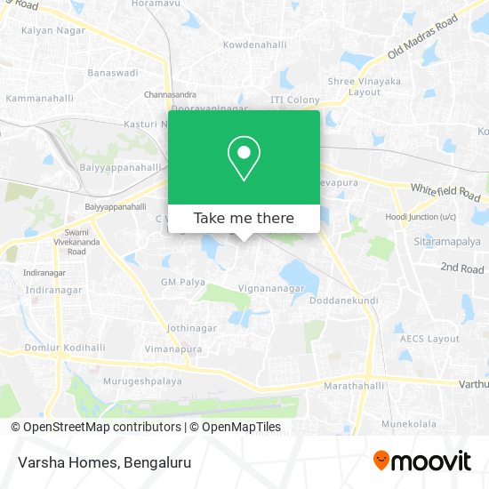 Varsha Homes map