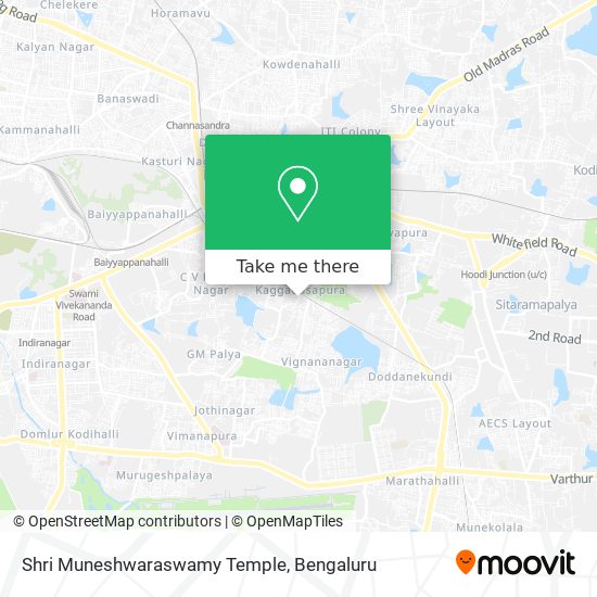 Shri Muneshwaraswamy Temple map