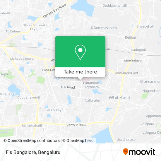 Fis Bangalore map