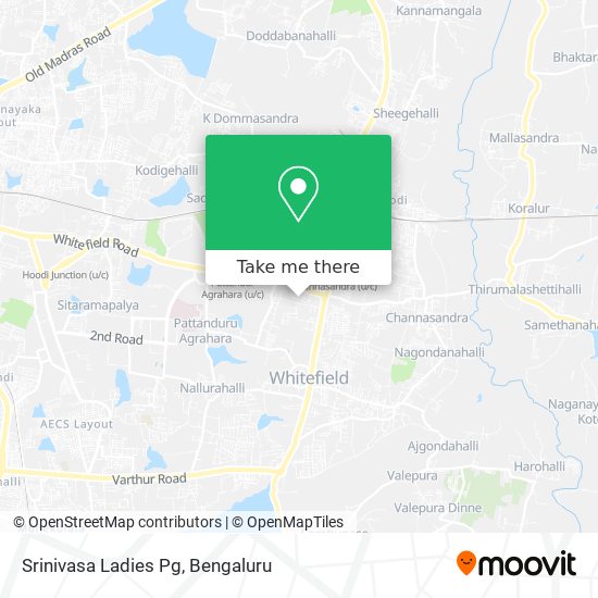 Srinivasa Ladies Pg map