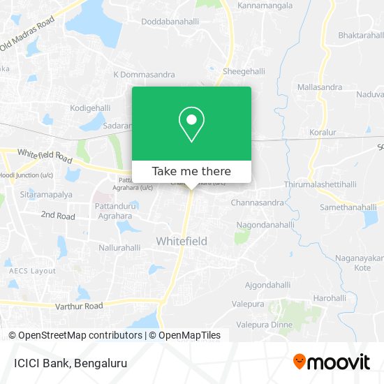 ICICI Bank map