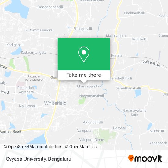 Svyasa University map