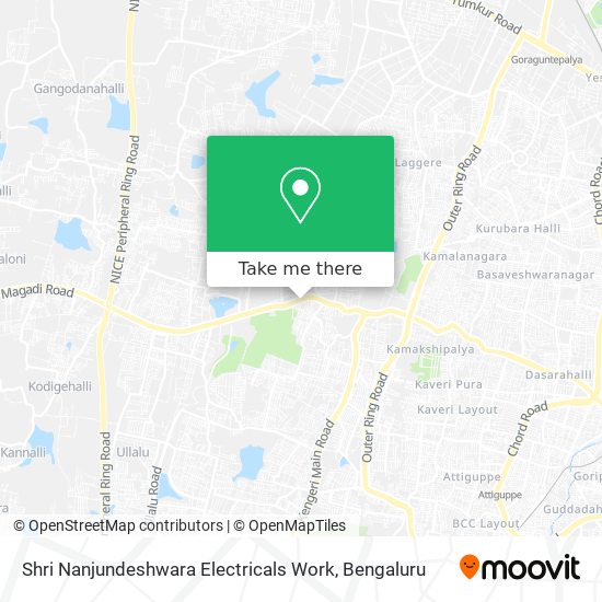 Shri Nanjundeshwara Electricals Work map