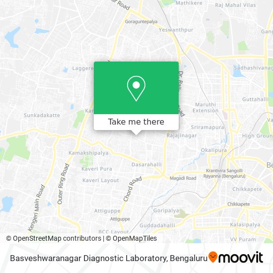 Basveshwaranagar Diagnostic Laboratory map