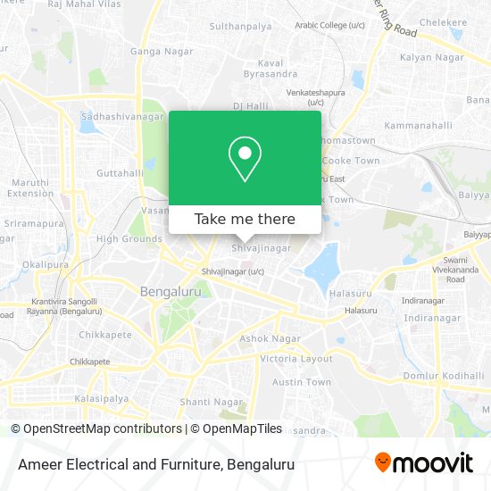 Ameer Electrical and Furniture map