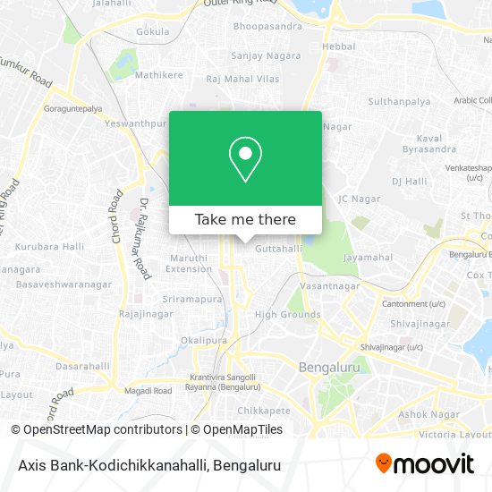 Axis Bank-Kodichikkanahalli map