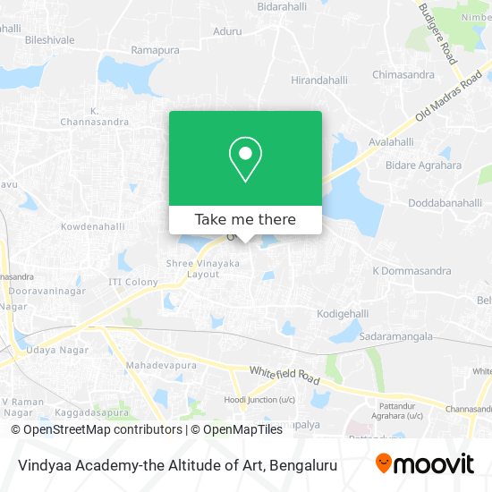 Vindyaa Academy-the Altitude of Art map
