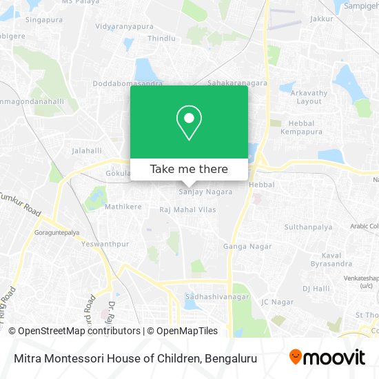 Mitra Montessori House of Children map