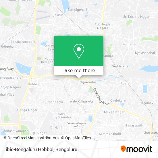 ibis-Bengaluru Hebbal map