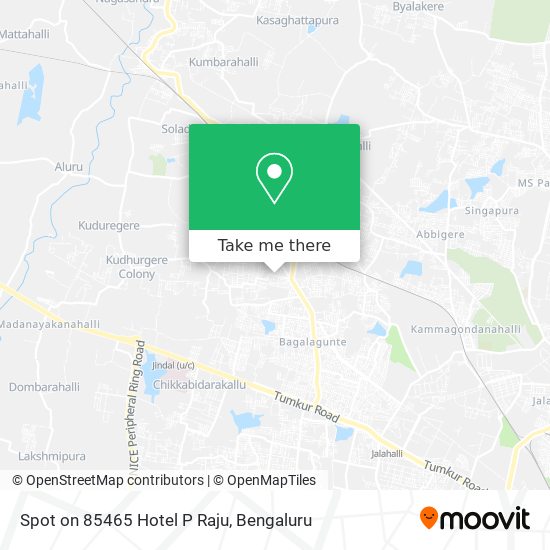Spot on 85465 Hotel P Raju map