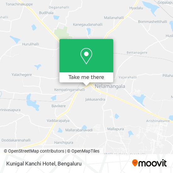 Kunigal Kanchi Hotel map