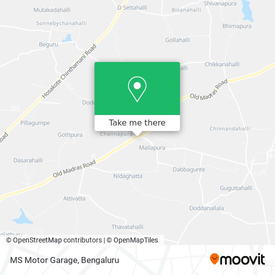 MS Motor Garage map