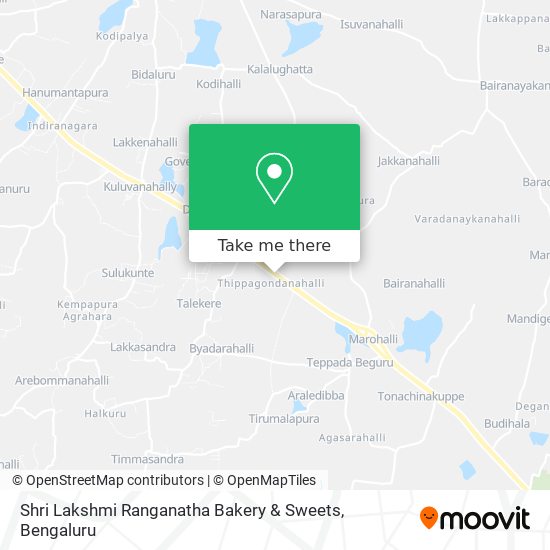 Shri Lakshmi Ranganatha Bakery & Sweets map