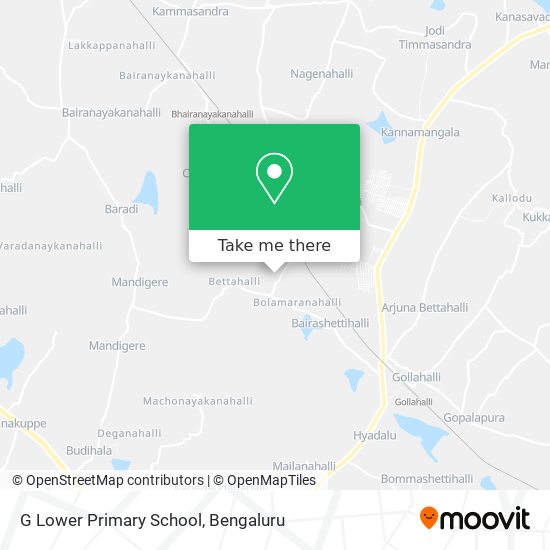 G Lower Primary School map