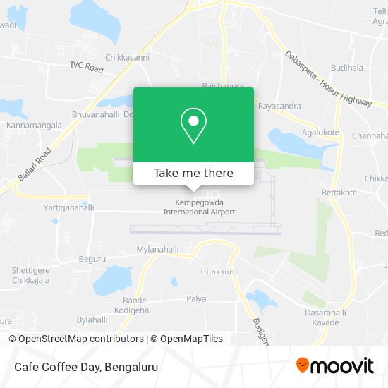 Cafe Coffee Day map