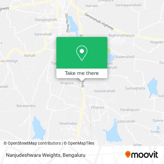 Nanjudeshwara Weights map