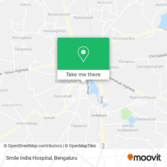 Smile India Hospital map