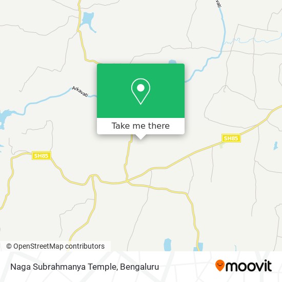 Naga Subrahmanya Temple map