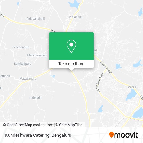 Kundeshwara Catering map