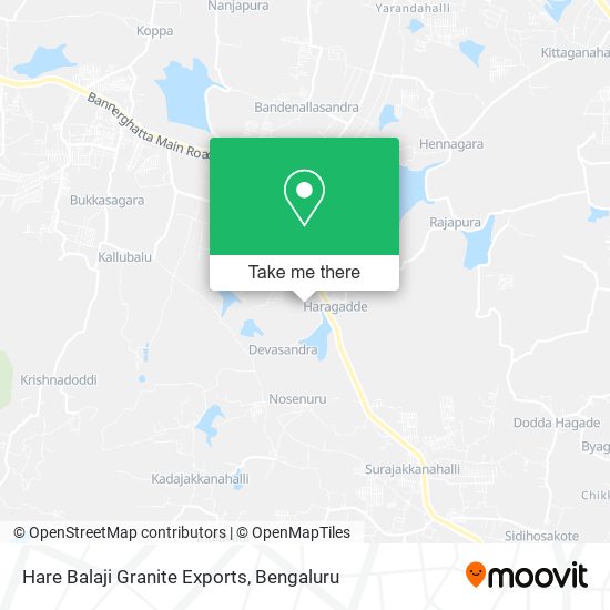 Hare Balaji Granite Exports map