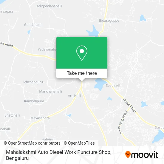 Mahalakshmi Auto Diesel Work Puncture Shop map