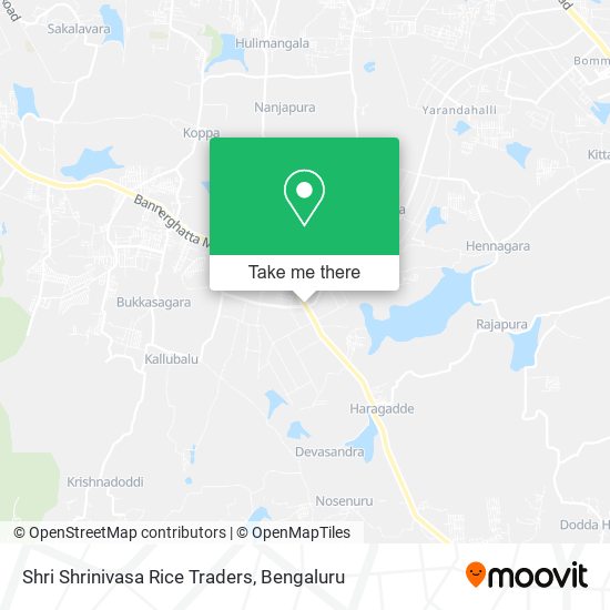 Shri Shrinivasa Rice Traders map