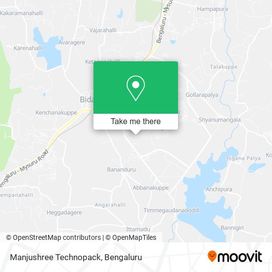 Manjushree Technopack map