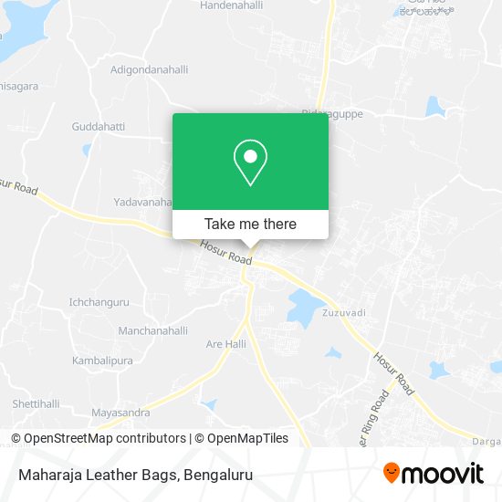 Maharaja Leather Bags map