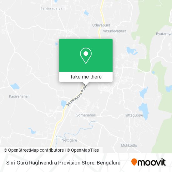 Shri Guru Raghvendra Provision Store map
