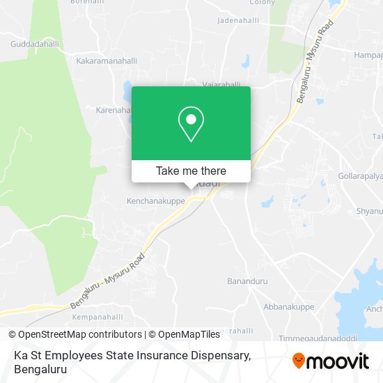 Ka St Employees State Insurance Dispensary map