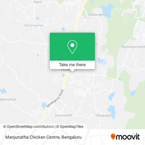 Manjunatha Chicken Centre map