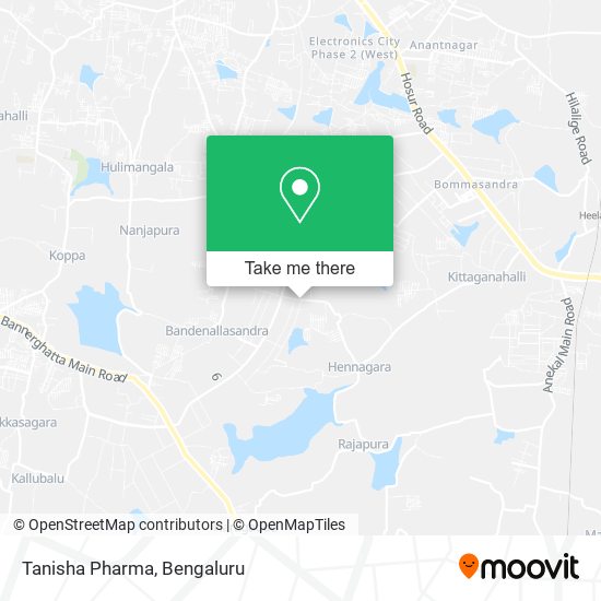 Tanisha Pharma map